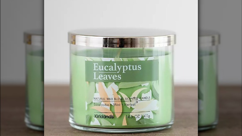 Eucalyptus candle