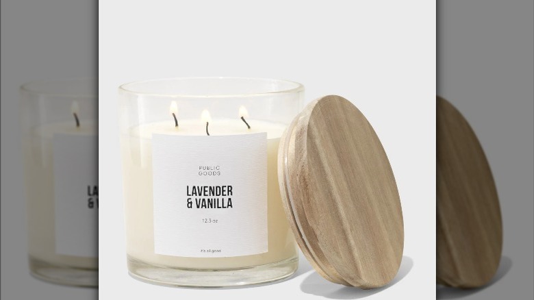 Lavender and Vanilla candle