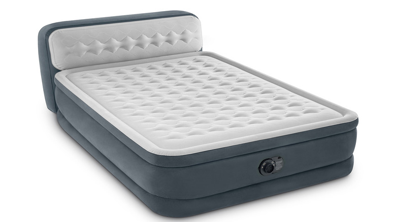 air mattress with headboard