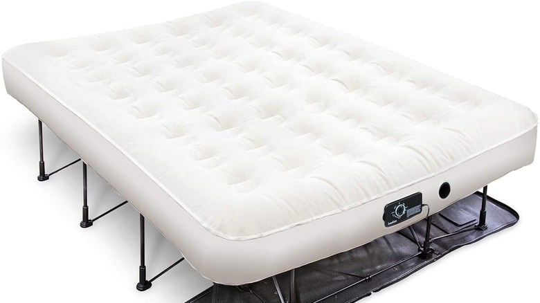 air mattress with bed frame