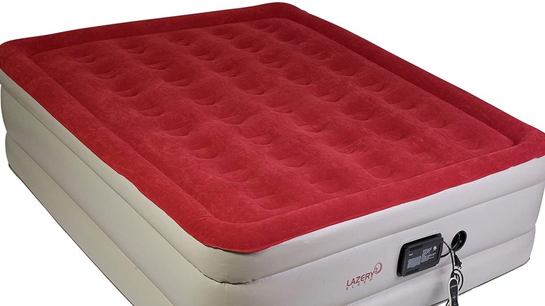 red air mattress with remote