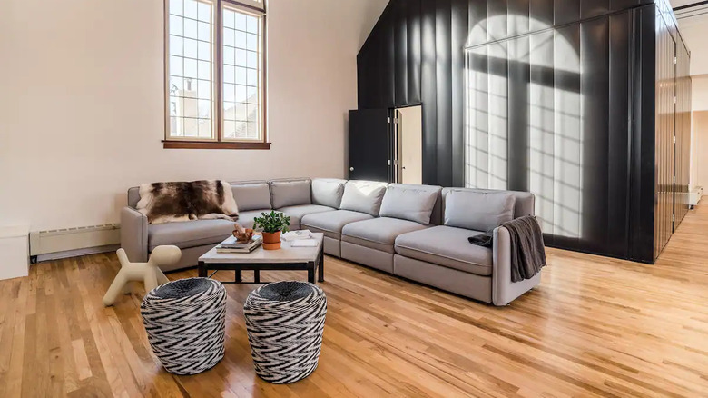 neutral colored living room