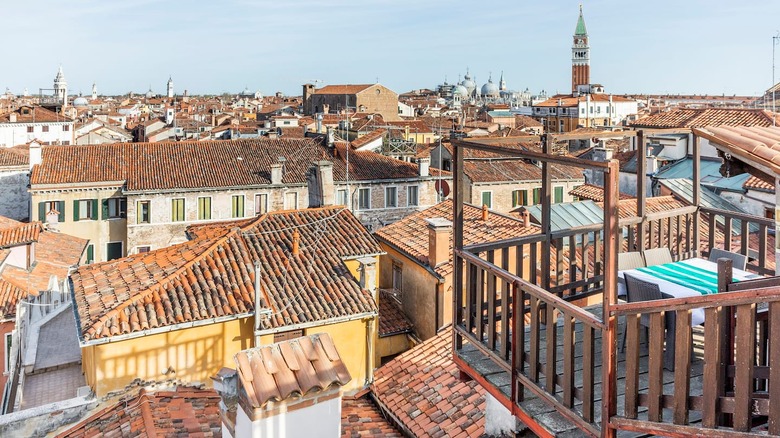 view of venice rooftops 