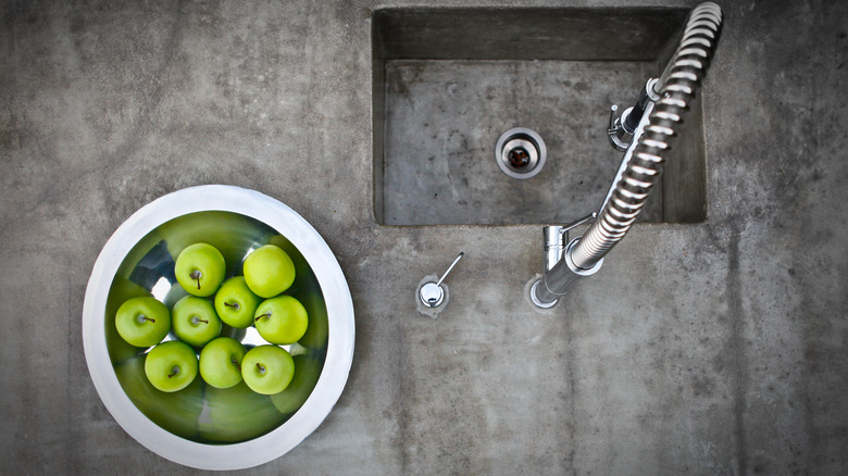 Concrete countertop