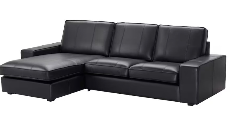 KIVIK chaise from IKEA in black