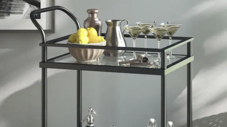 black bar cart