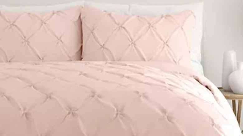 Pink bedding