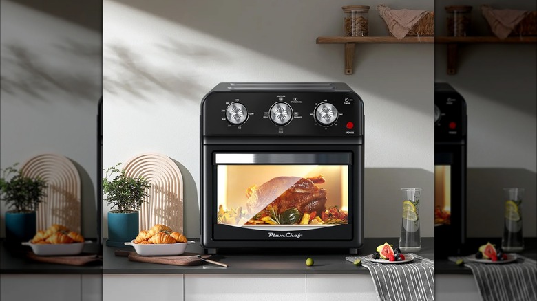 Air fryer on kitchen countertop