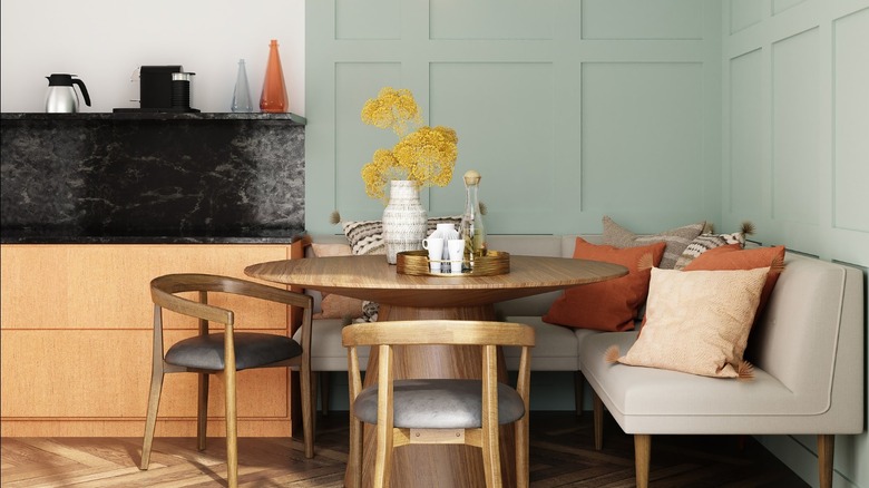 Kitchen table with banquette 