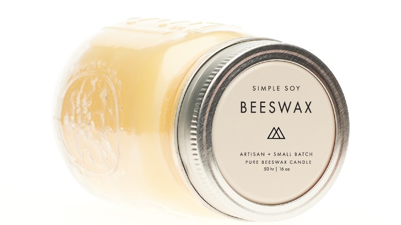 Simple Soy Beeswax Candle