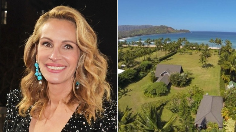 Julia Roberts and Hawaiian beach house