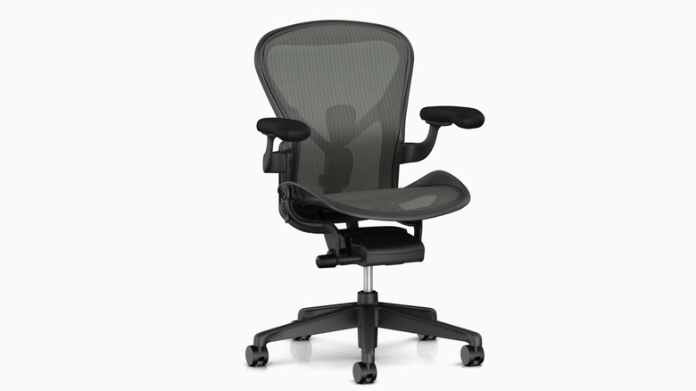 black Herman Miller office chair