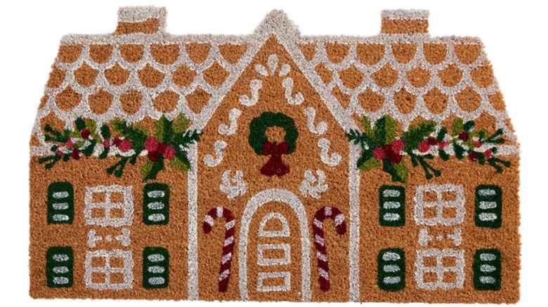 World Market's Gingerbread House Doormat