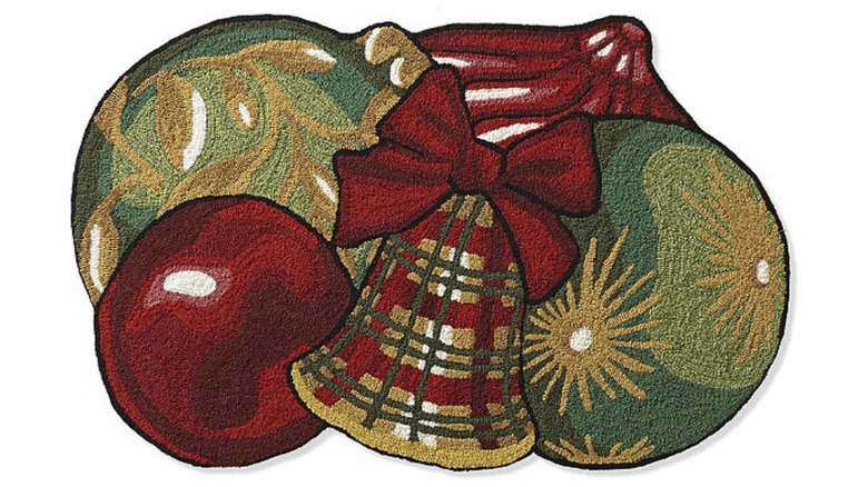 Frontgate's Jolly Jingle Door Mat