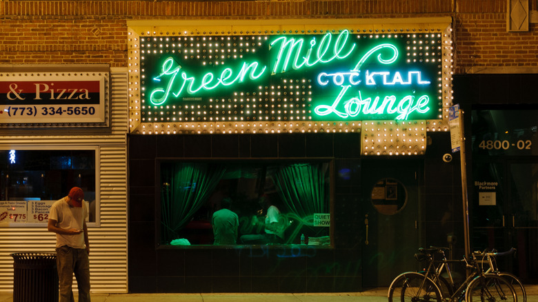 Green Mill Sign