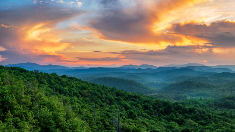 Sunset in Flat Rock, NC