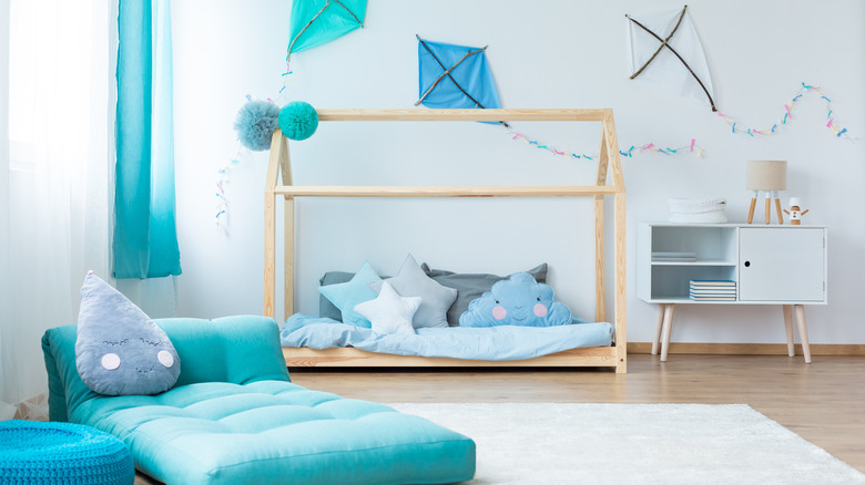 Light blue children's room