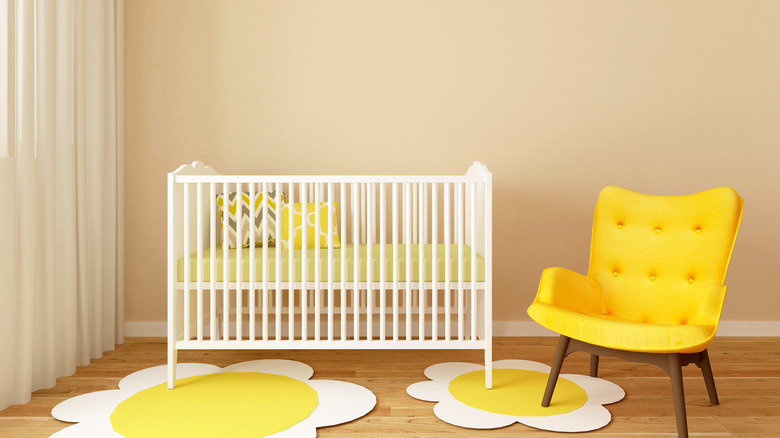 Yellow baby room