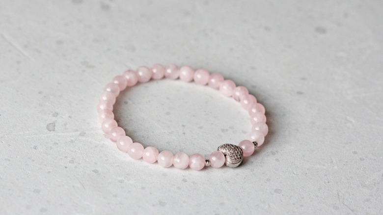 rose quartz bracelet