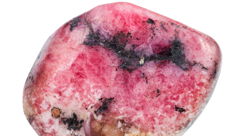 Rhodonite stone 