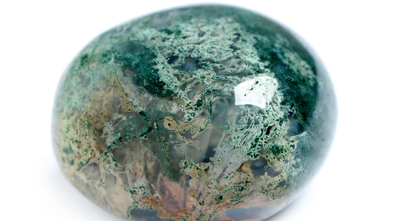 Moss Agate stone 