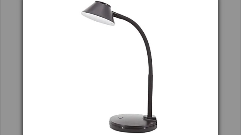 simple lamp with adjustable neck