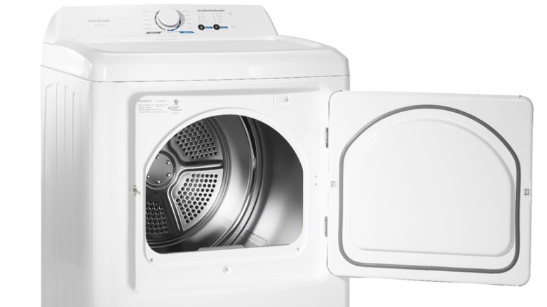 Insignia white open dryer