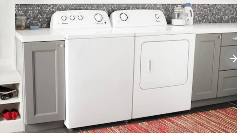 Amana dryer and washer set