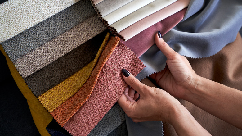 Comparing upholstery fabrics