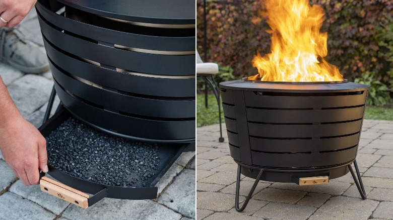 TIKI Brand round fire pit