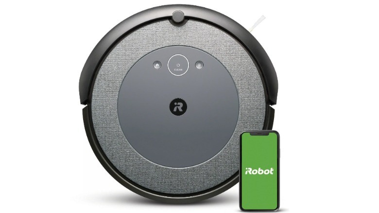 Roomba and smartphone