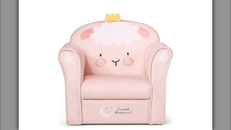 Pink children's' chair