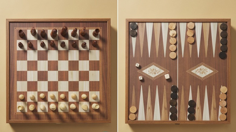 Wooden chess set 