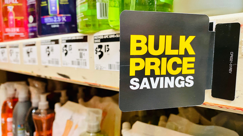 bulk price savings at Home Depot