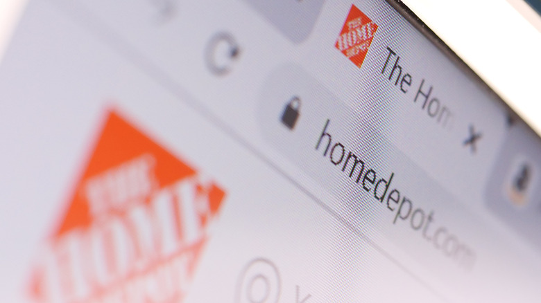 Home Depot online deals on website