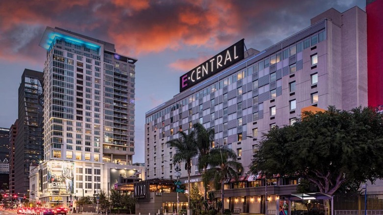 exterior of the E-Central hotel