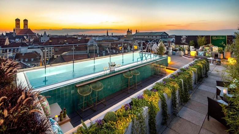 rooftop at Mandarin Oriental, Munich