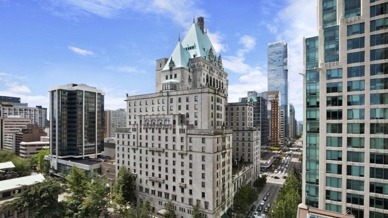 Fairmont Hotel Vancouver in downtown