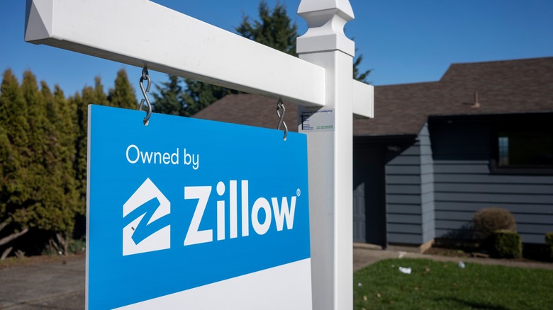 Home signed owned by Zillow