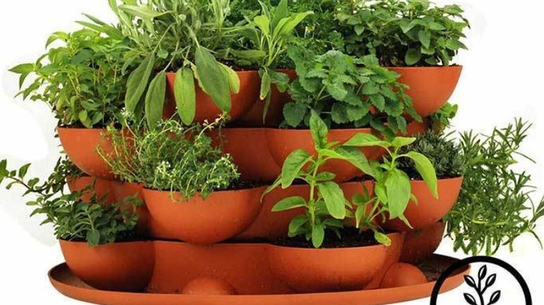 TrueLeaf stackable planters 