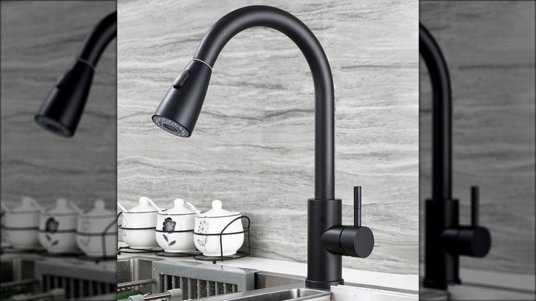 Panarciss matte black faucet