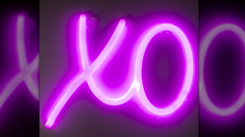 Five Below Valentine's XO LED wall art