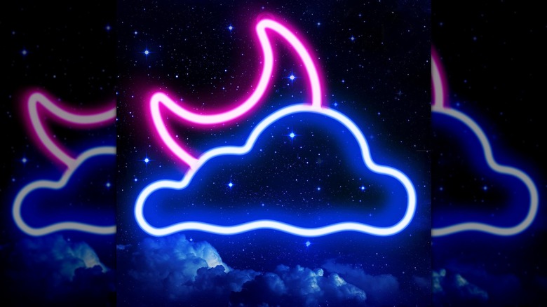 JTLMEEN Cloud and Moon LED Neon Light