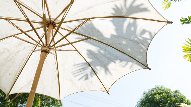 open patio umbrella