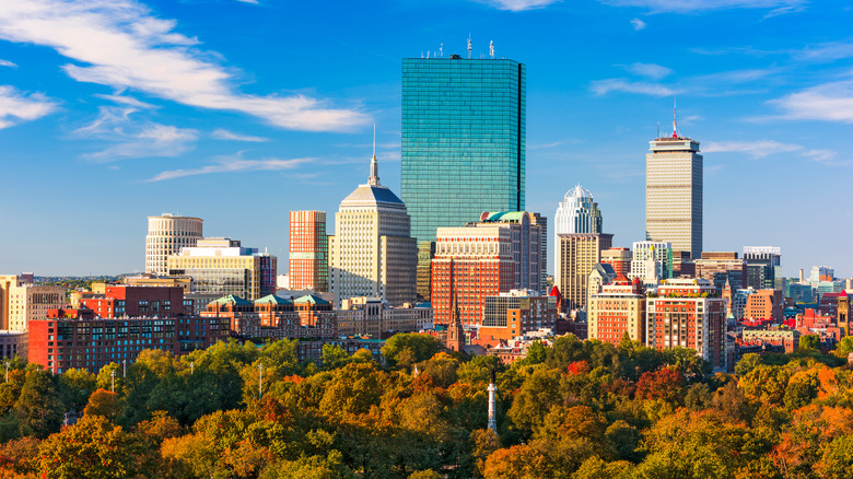 a public park in Boston