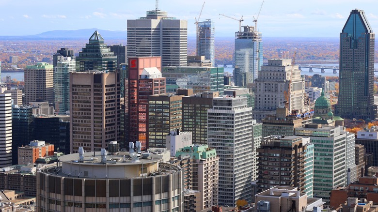 view of downtown Montreal 