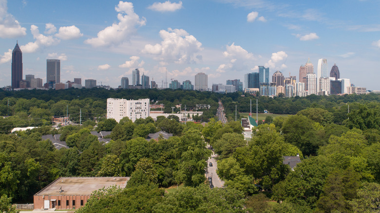 Aerial view of Virginia Highlands