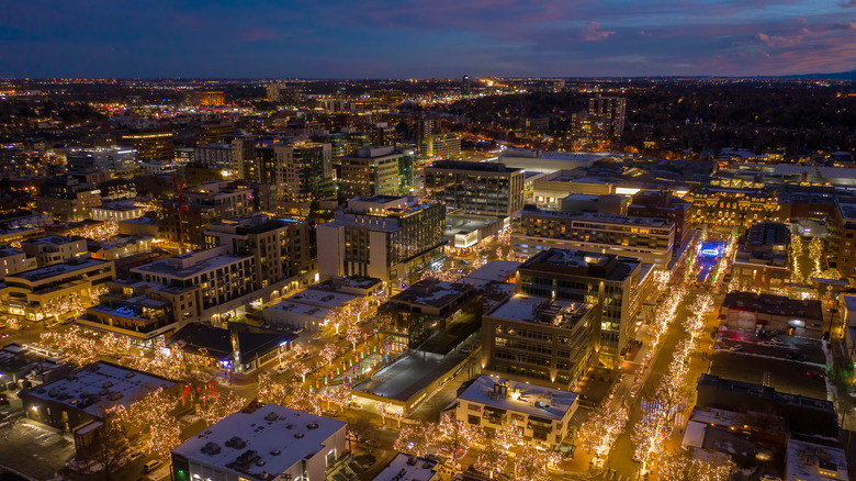 aerial view of cherry creek