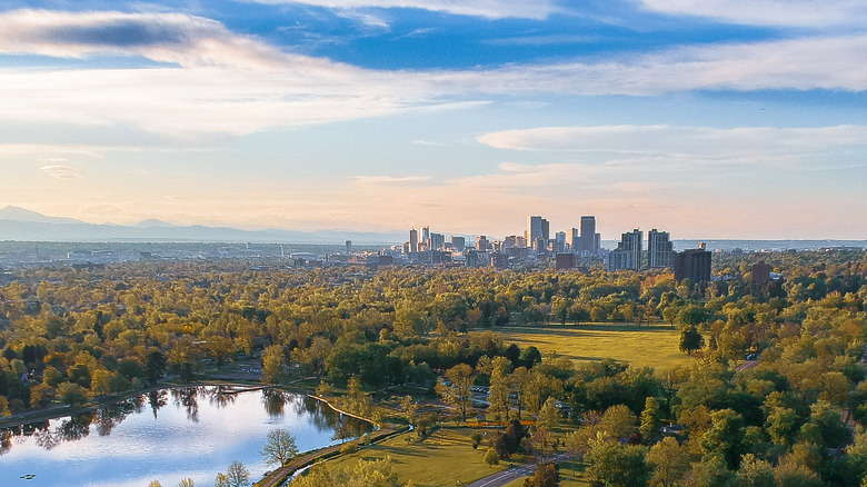 aerial view of Washington Park