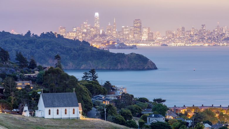 Tiburon with San Francisco in background